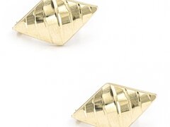 Bijuterii aur galben cercei colectie noua model ROMB